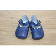 Chaussures Bleu Navy à petits coeurs pour Little Darling