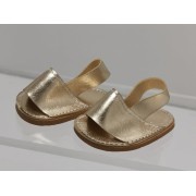 Sandales dorées pour poupées Mia - Nines d'Onil