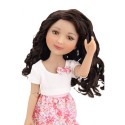 Fashion Friends Doll Full on Floral Clothes - Ruby Red