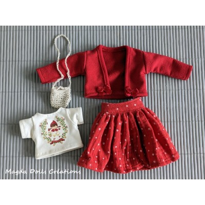 Red Riding Hood outfit for Siblies doll