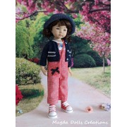 Tenue Framboise glacée pour poupée Little Darling - Magda Dolls Creations