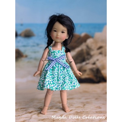 Tenue Nouvelle Calédonie pour poupée Ten Ping et Mini Sara - Magda Dolls