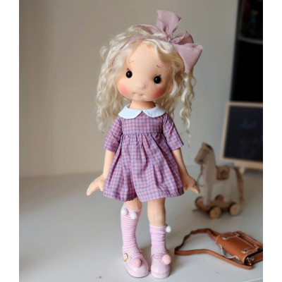 Mia Organic Cotton Articulated Doll - Art 'n Doll
