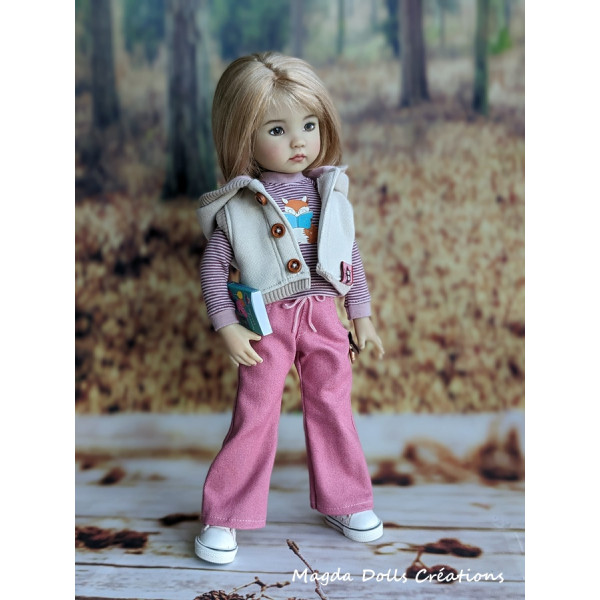 Tulipier outfit for Little Darling doll