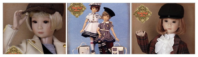 Les poupées Yuri, Yuma et Sendon de 30 Cm