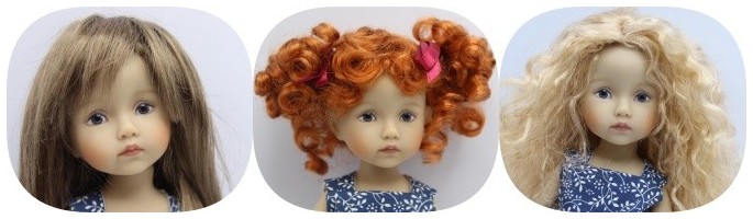 Our Wigs for Boneka dolls